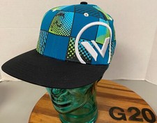 YOUTH SHAUN WHITE MULTI COLOR SNAPBACK HAT EMBROIDERED LOGO EXC CONDITION  G20
