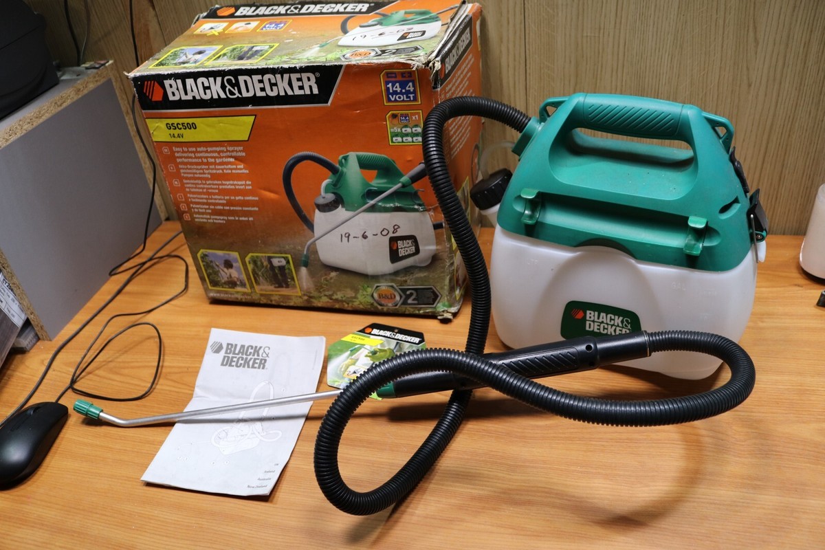 Black & Decker GSC500 14.c cordless battery garden sprayer UNTESTED no  charger