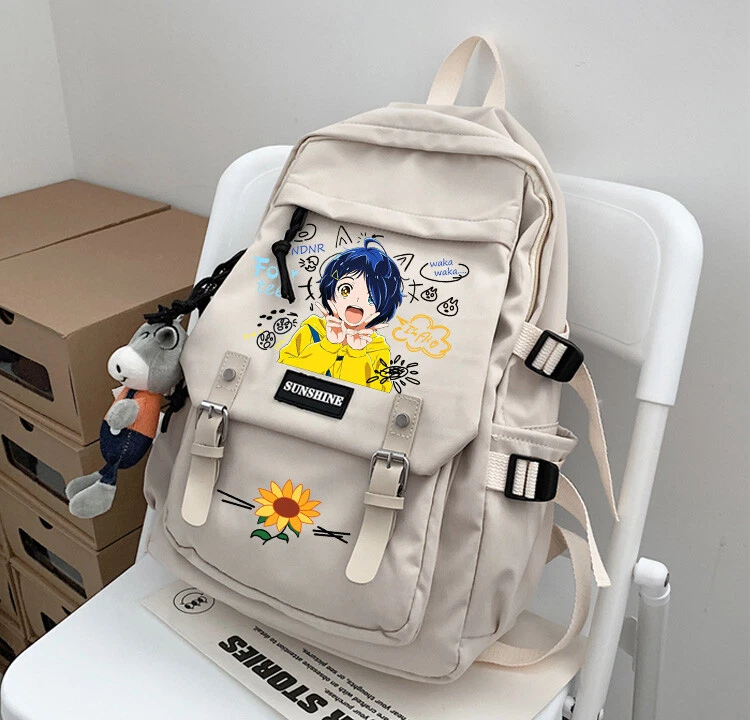 WONDER EGG PRIORITY Cosplay School Bag Backpack Student Casual