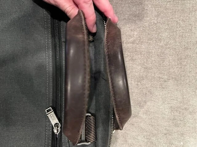 TUMI Alpha Bravo 'Yuma' Gray / Brown Nylon Slim Briefcase - 22631DGHE - Image 4 of 4