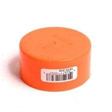 Primex 85562 P-0019 2 Inch Slip-On Test Cap (Orange)
