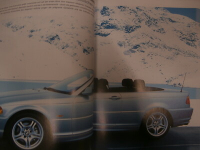 BMW 318Ci 320ci 325ci 330ci E46 cabrio catalogue katalog 9/2001+Individual+