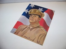 1942 Original Litho/Print C Moss Pin-Up #7203 Gen Douglas MacArthur
