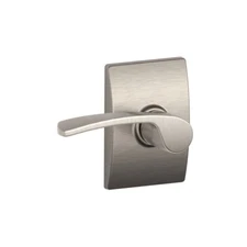 SCHLAGE F10MER619CEN Century Collection Merano Passage Lever, Satin Nickel