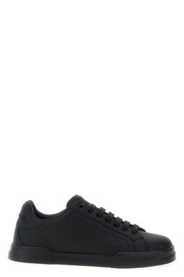 DOLCE&GABBANA Portofino Men's Black Sneakers New