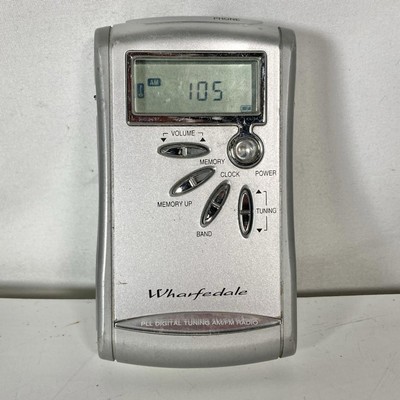 Vintage Wharfedale WPR-55 PLL Digital Pocket Portable Tuning FM AM Radio