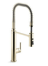 Kohler Purist K-24982-AF Pre-Rinse Pro-StyleKitchen Faucet French Gold NEW Box