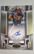 2024 Topps Tier One - Breakout Autographs Jackson Chourio #BOA-JCH /199 (AU, RC)