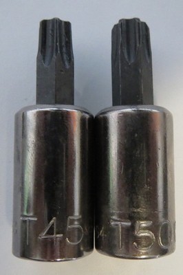 Kobalt 22363Set 2 Piece 3/8'' Drive Torx Bits T45 and T50 USA