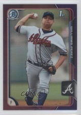 2015 Bowman Chrome Prospects Purple Refractor 69/250 Williams Perez #BCP22 3g7