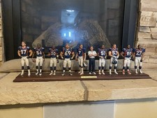 NFL The 1998 Denver Broncos Figurine Set 10-Pack John Elway Mike Shanahan