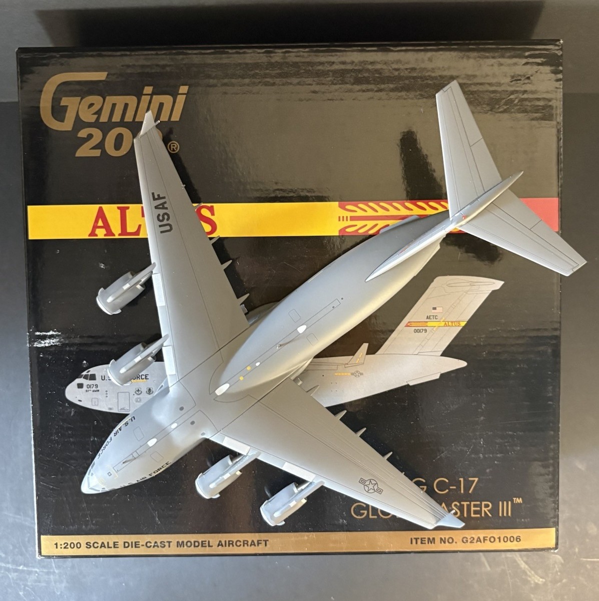 GeminiJets G2AFO1006 Scale 1:200 Boeing C-17 Globemaster III Altus