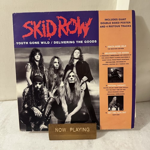Skid Row – Youth Gone Wild/Delivering The Goods - Vinyl 12" UK Import - VG+/VG+