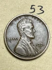 1921-S LINCOLN WHEAT CENT, low mintage, "EXTREMELY FINE" condition coin, #53