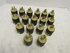 Lot of 17 Hubbell 7102-C Twist Lock 20A 250V 2 Pole Dead Front Plug