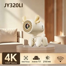 4K Mini Projector 20000 Lumen LED 5G WiFi Blu...
