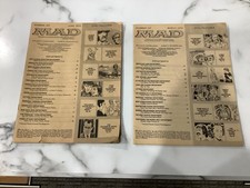 MAD Magazine #157 Nov. 1973 and # 135 June 1970