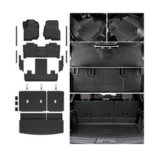 Floor Mats Cargo Mat for 2018-2024 Expedition/Lincoln Navigator 7 Seats ...