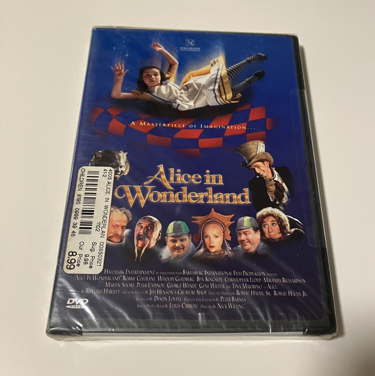 (未使用･未開封品)ALICE IN WONDEЯ FILM [DVD] Alice in Wonderland DVD New/Sealed Johnny Depp Walt Disney