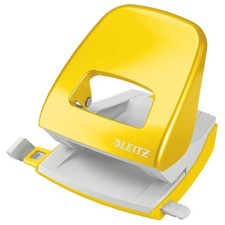 Image of Leitz NeXXt WOW Metal Office Hole Punch Yellow 50081016