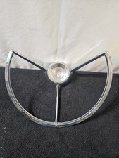 Ford Chrome Steering Wheel Horn Ring 1960s Mercury Man Emblem C0df-13a800d Vtg Ford Chrome Steering Wheel Horn Ring 1960s Mercury Man Emblem C0df-13a800d Vtg