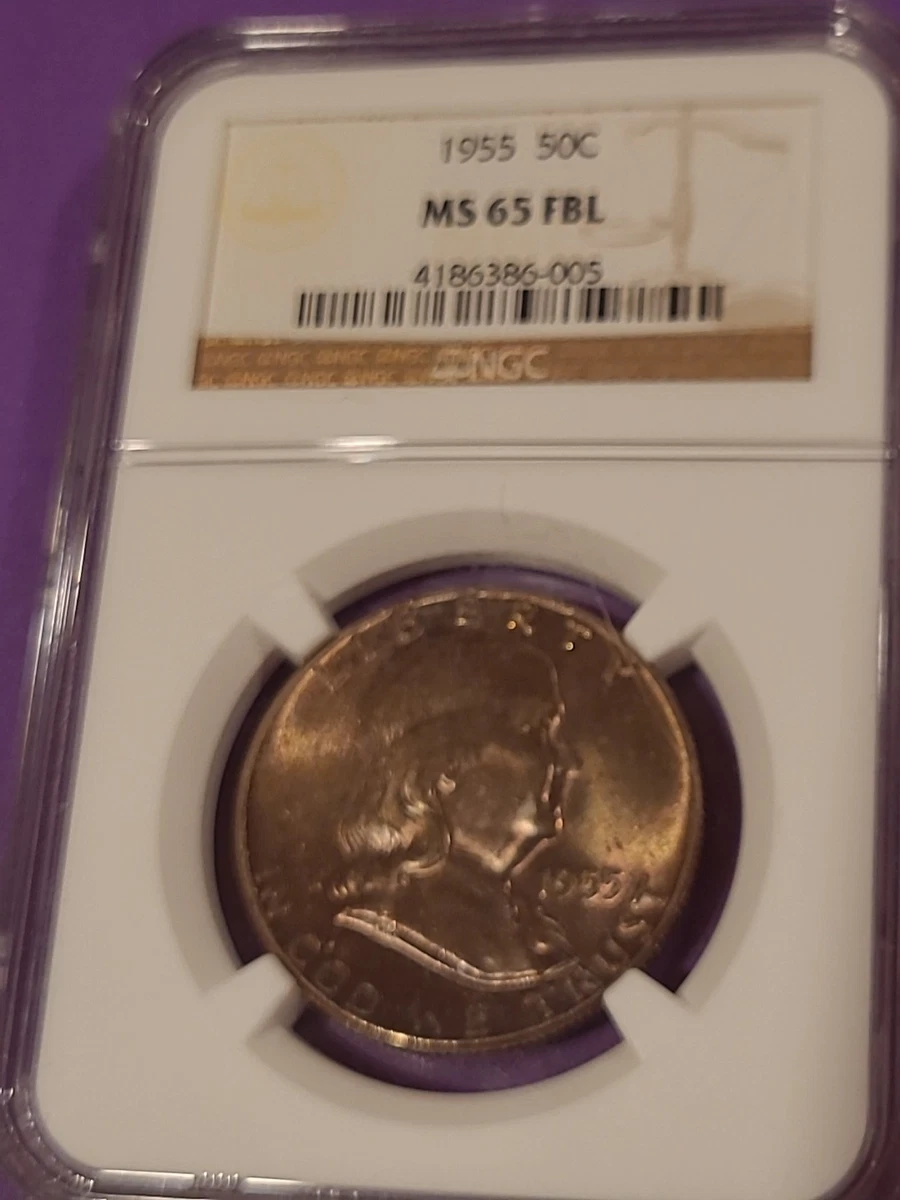 MS 65 Graded 1955 Franklin Half Dollars (1948-1963) for sale | eBay