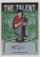2019 Leaf Valiant The Talent Green Prismatic 54/99 Blake Walston Auto uk2