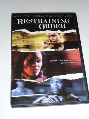Restraining Order DVD 2006 black thriller movie Robin Givens Sean Blakemore