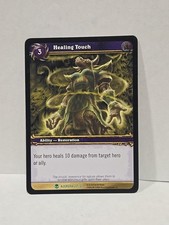 World of Warcraft TCG Healing Touch Heroes of Azeroth #22 Uncommon Ability Card