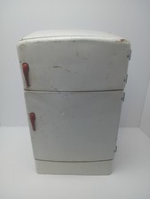 Wolverine Supply  Mfg. Co. Vtg Toy Refrigerator 1950s Tin Collectable
