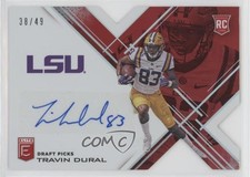 2017 Panini Elite Draft Picks Status Red Die-Cut 38/49 Travin Dural Auto 0o8w
