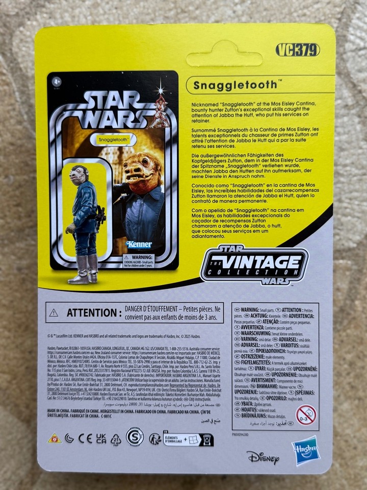 Figurine Star Wars Kenner - Blue Snaggletooth - Cantina - Vintage