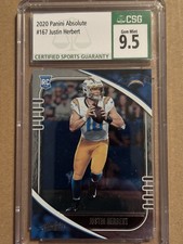 2020 Panini Absolute - Rookie Justin Herbert #167 (RC)