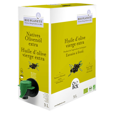 Bio Planète Bio Olivenöl mild nativ extra 3 Liter »Oil in Box« (18,65 EUR/l)