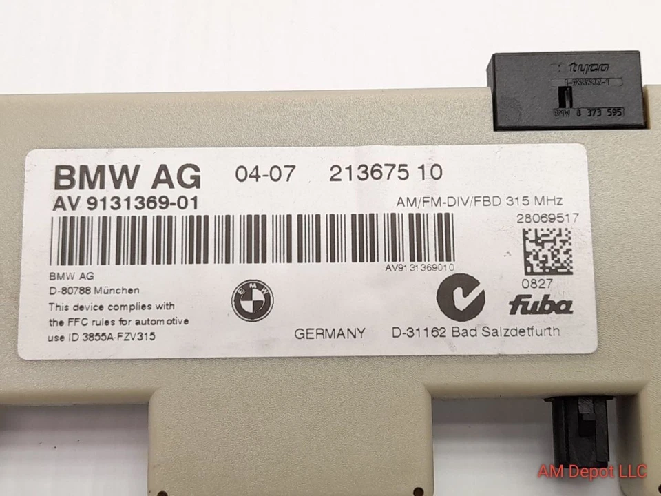 BMW 335xi 335i 328i 328xi E90 E92 2007 antena radio amplificador de señal Foto 2 de 4