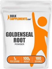 Goldenseal Root Powder Herbal Supplement Natural Nutrients 3.53 Ounce 1 Pack