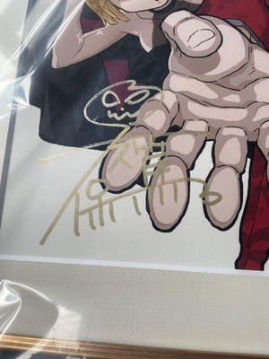 Soul Eater Exhibition Official Main Visual Original Autograph