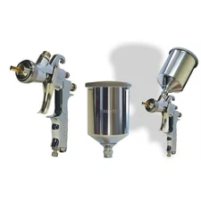 PRO-TEK GRAVITY SPRAY GUN HVLP 1.4MM/ALUMINUM CUP