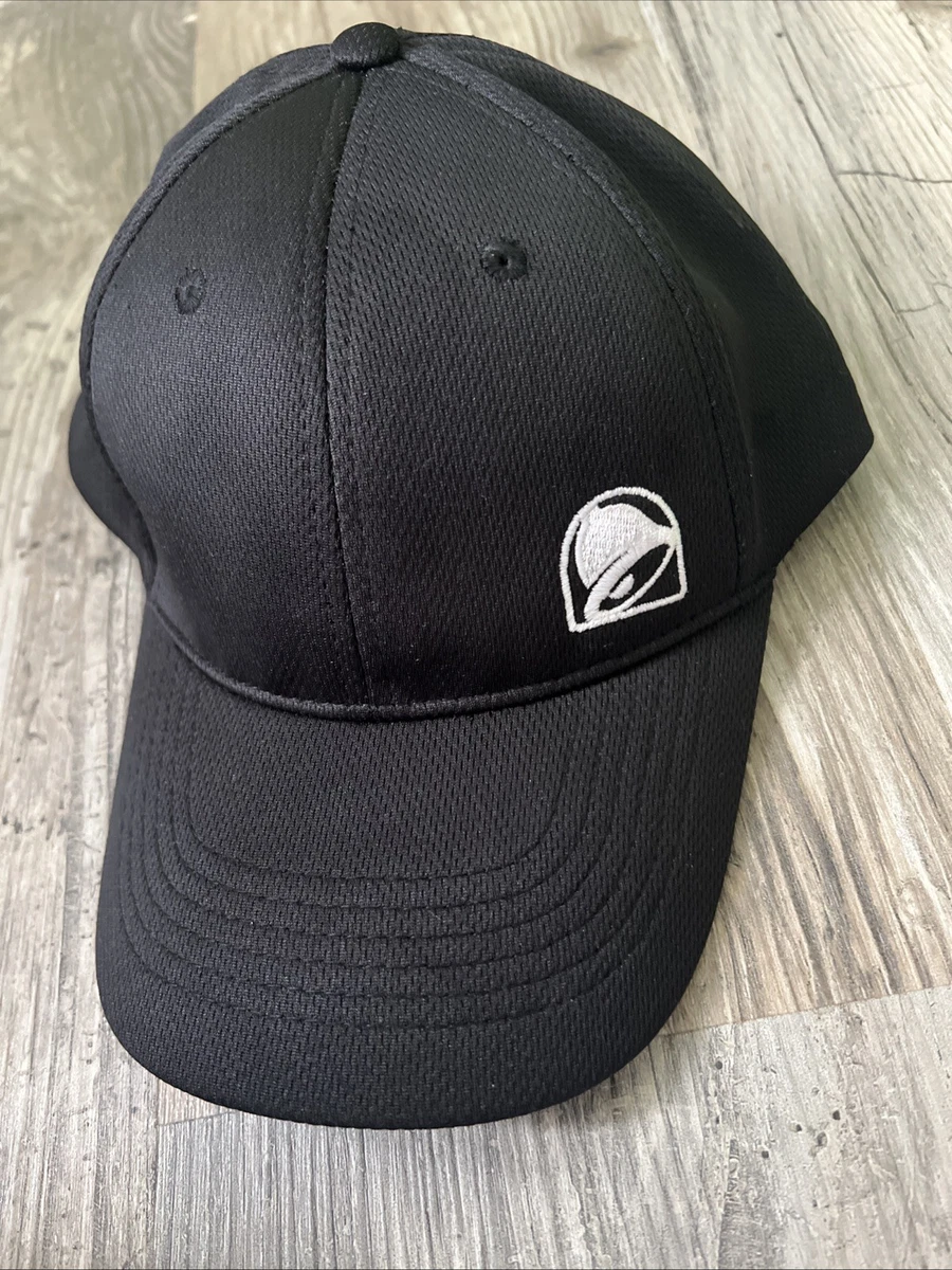 Cappello Taco Bell Vintage Retrò Anni '90 - Bicolore Nero E Teal - Stile Camionista Con Corda