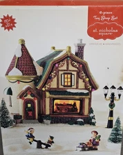 St. Nicholas Square "Illuminated Toy Shop 6 Piece Set" Village Collection