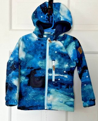 Good Used Condition Reima Galaxy Pattern Softshell Jacket Sz 98 (3t)