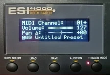 New Lcd Screen Display For E-mu / ESI-2000 / ESI-4000 ! （Note Color！)