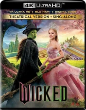 Wicked - 4K Ultra HD + Blu-ray + Digital 4K UHD Blu-ray  NEW
