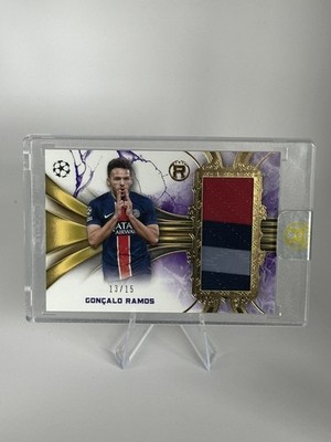 2024-25 Topps Reverence Goncalo Ramos Reverence /15 Relic #RR-GR Tri colored  
