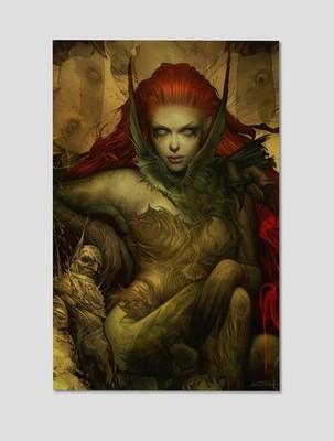 Poison Ivy Pin-Up Print Batman Premium Giclee Poster DC Comics Wall Art 11 x 17
