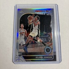 2019-20 Panini NBA Hoops Premium Stock - Keldon Johnson #224 Silver Prizm (RC)