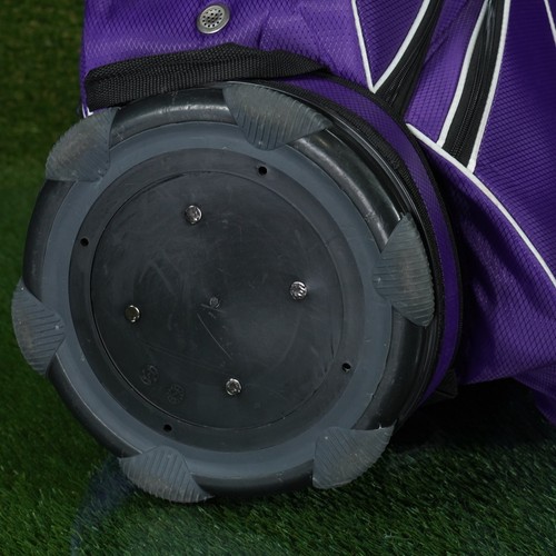 TEAM EFFORT TCU TEXAS CHRISTIAN UNIVERSITY CART BAG 15-WAY GOLF BAG ~ PURPLE! - Picture 14 of 14