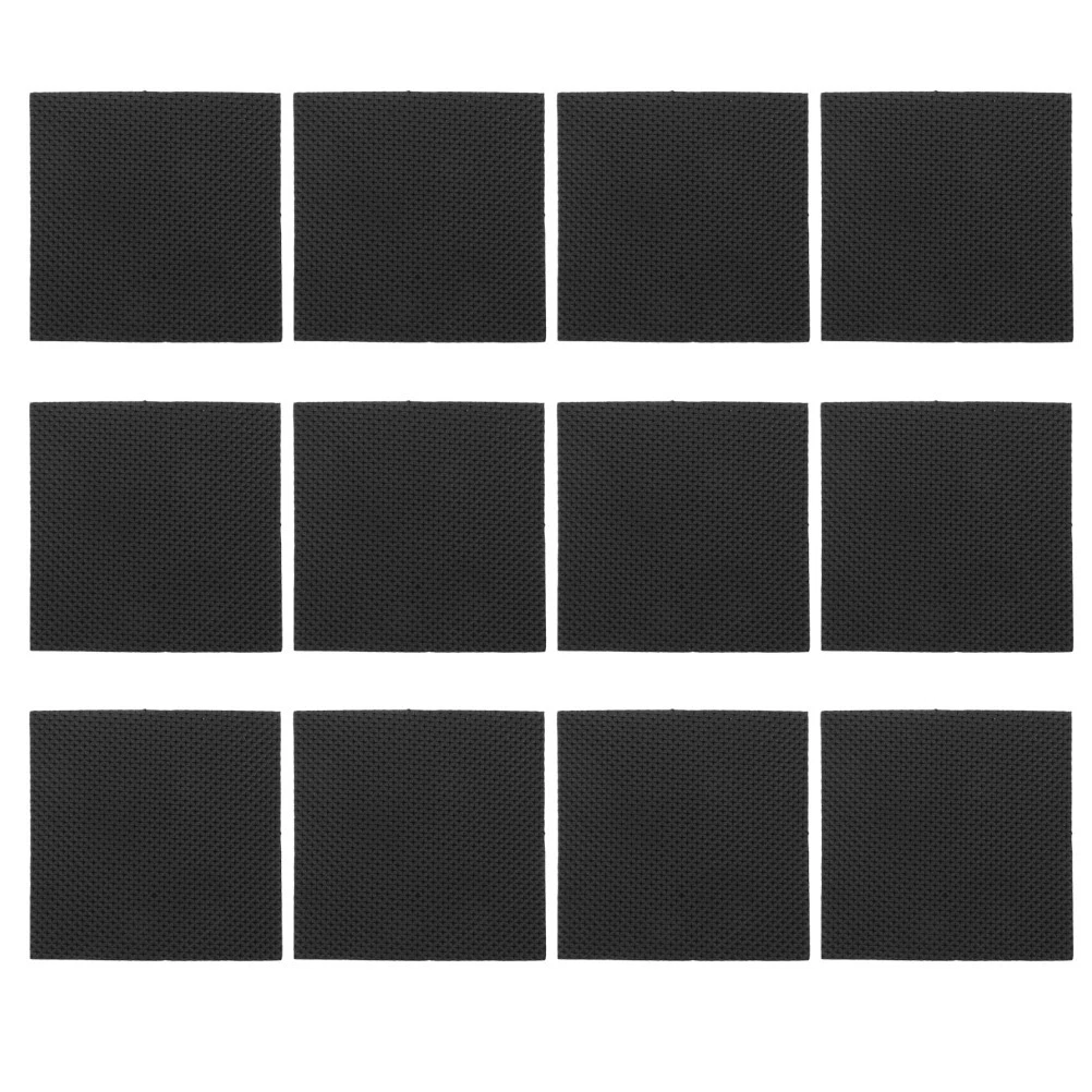 Peva Pool Table Leg Shims 12Pcs Durable Furniture Levelers Black for Stability