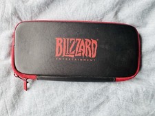 Nintendo Switch Blizzard Carrying Case Black Red Hard Shell Travel Bag