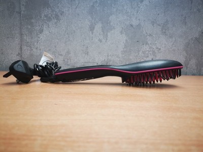 JML Simply Straight beheizbare Haarbürste, schwarz & pink